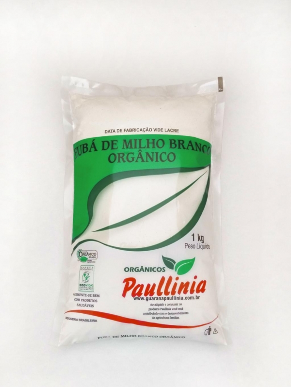 Fubá de Milho Branco Orgânico 