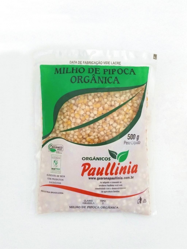 Milho de Pipoca Orgânica