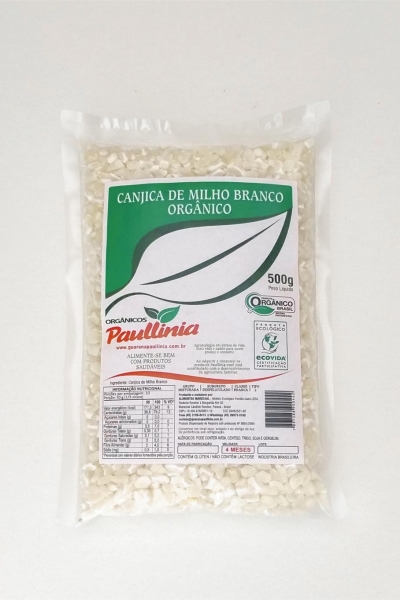 Canjica de Milho Branco Orgânico
